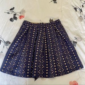Francesca’s Blue Rain Skirt size M